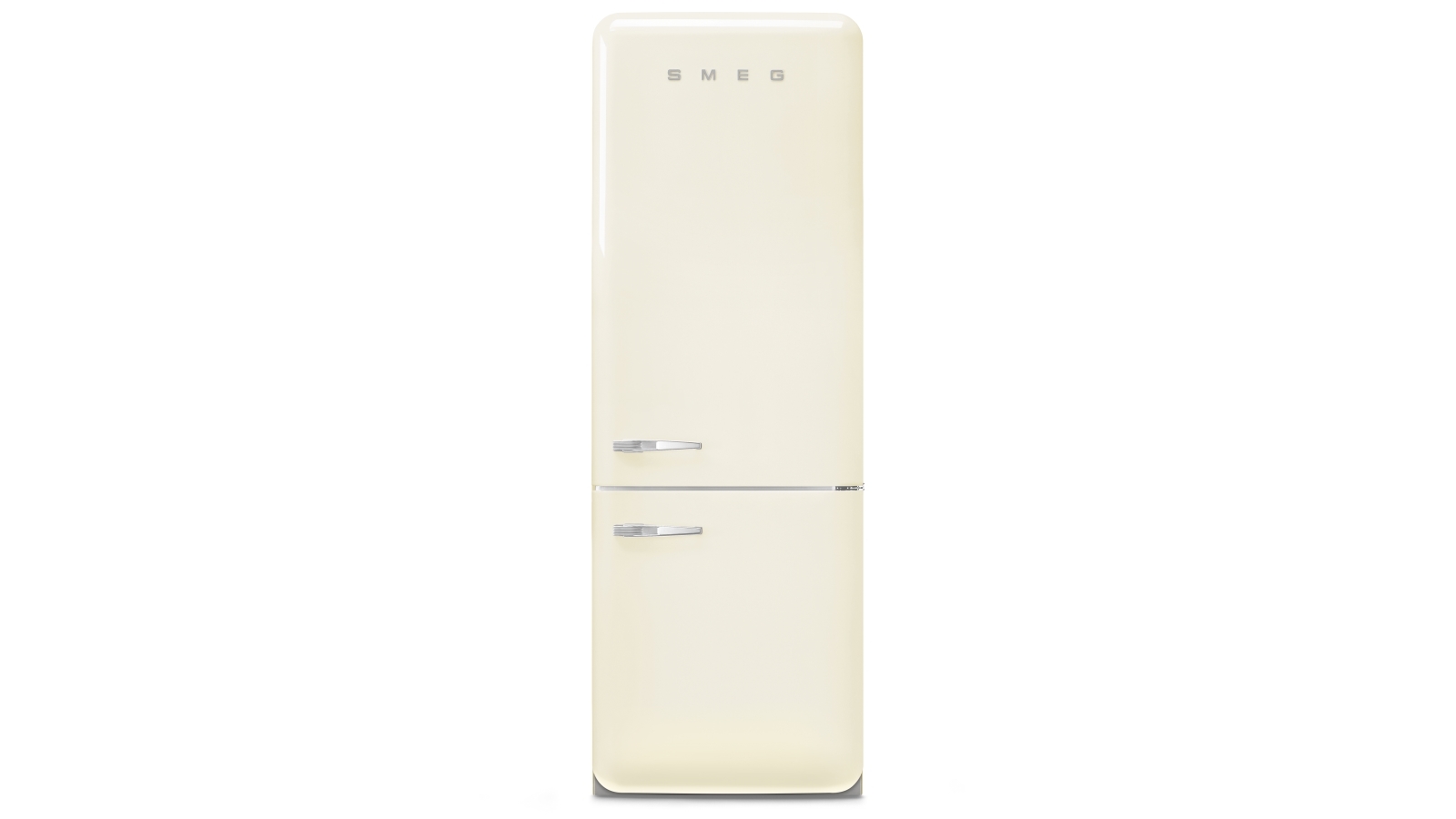 Smeg 510L 50's Style Retro Right Hinge Bottom Mount Fridge - Cream
