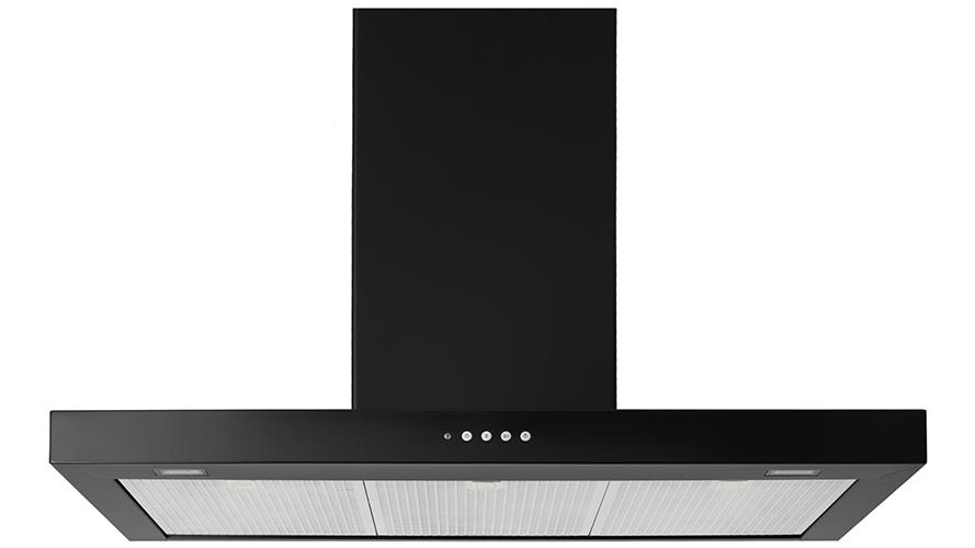 Falcon 90cm Infusion Canopy Rangehood - Black