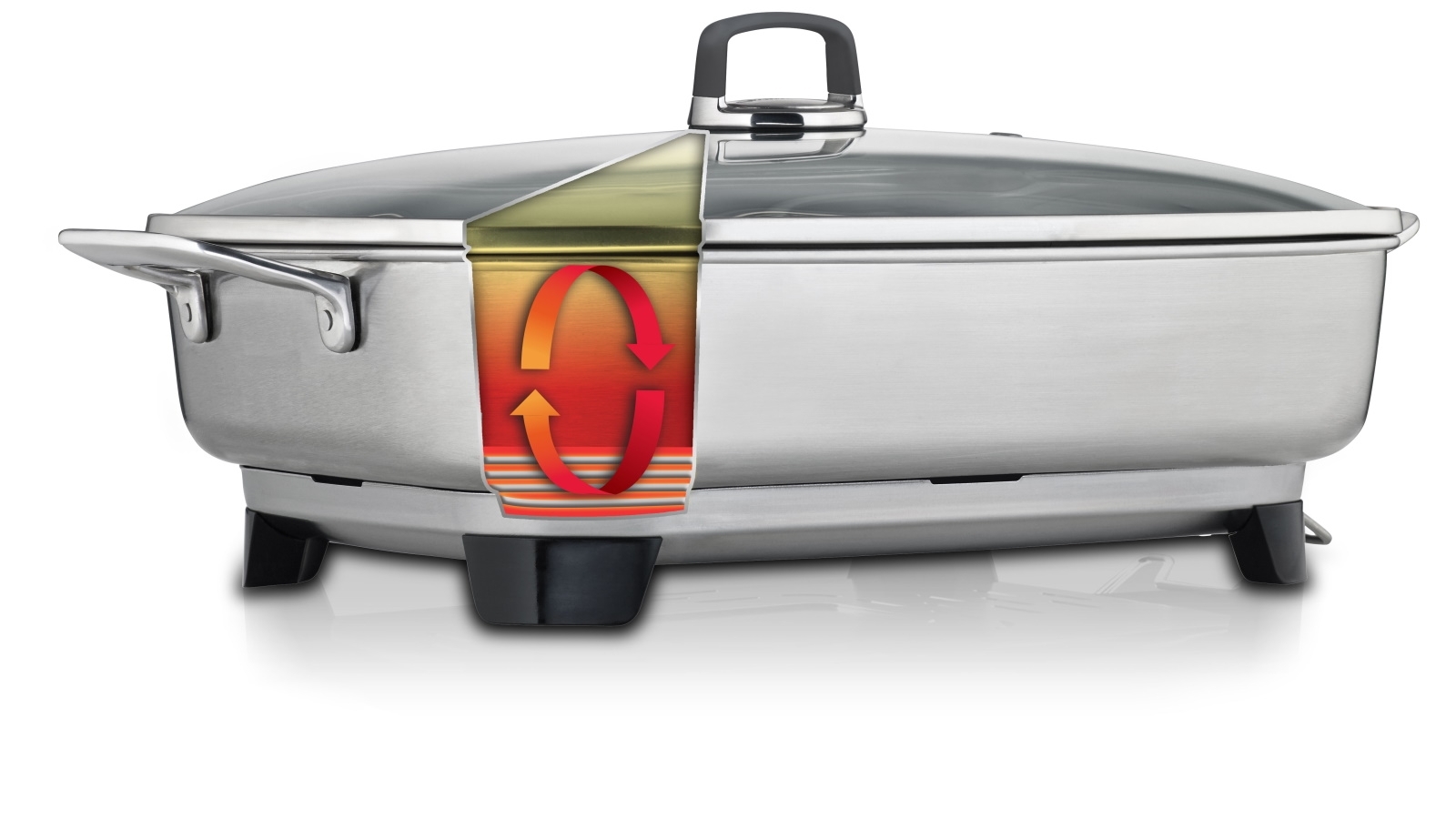 Sunbeam Ellise Stainless Steel Electric Frypan Domayne