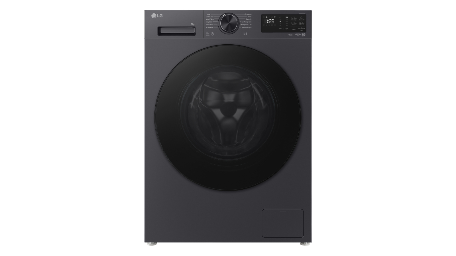 LG 8kg Series 3 Front Load Washing Machine - Matte Graphite