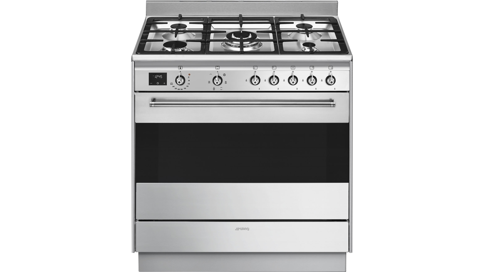 Smeg 900mm Dual Fuel Freestanding Cooker - Stainless Steel