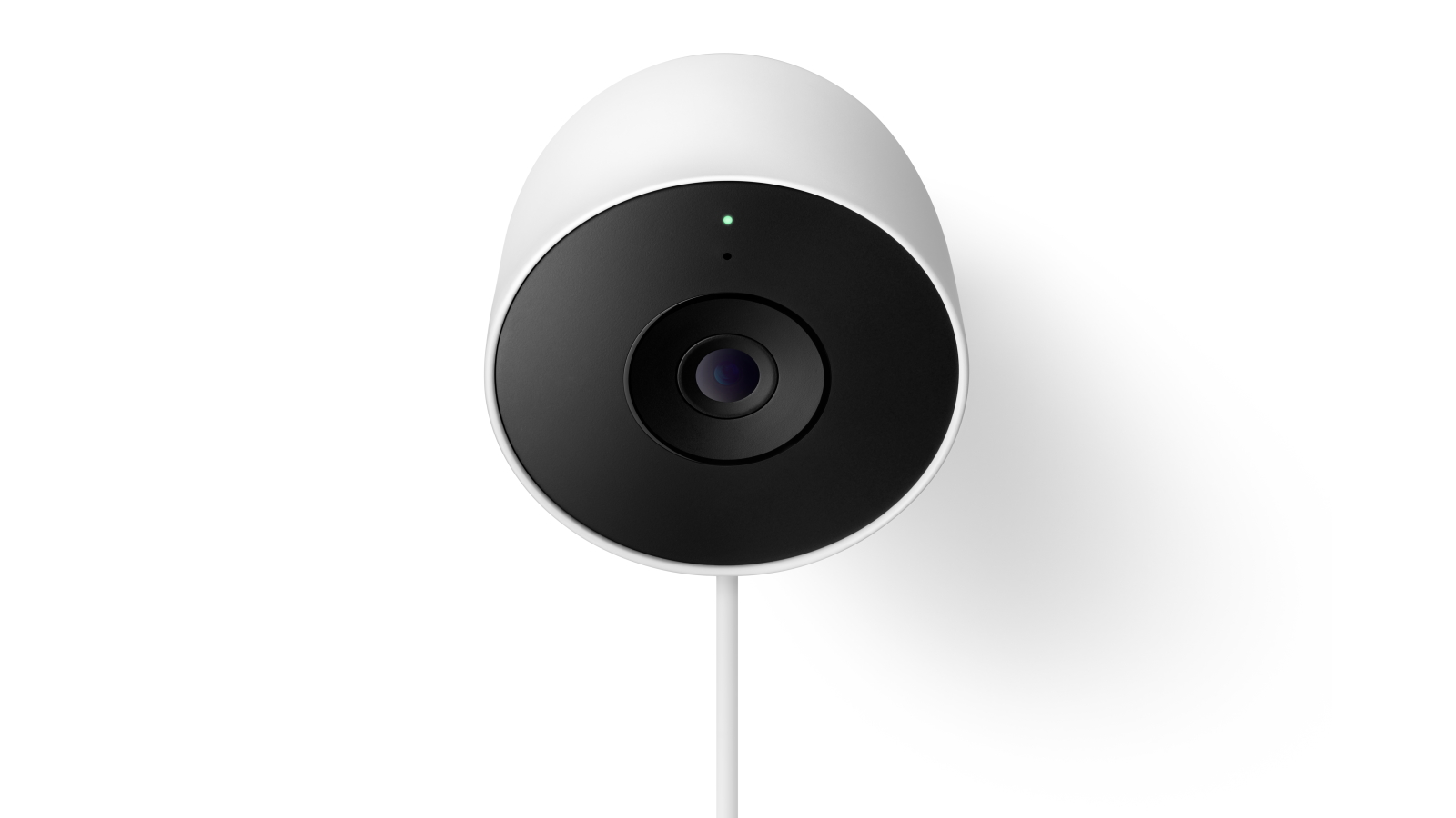 Google Nest Cam Outdoor (Wired, 2nd Gen) - Snow | Domayne