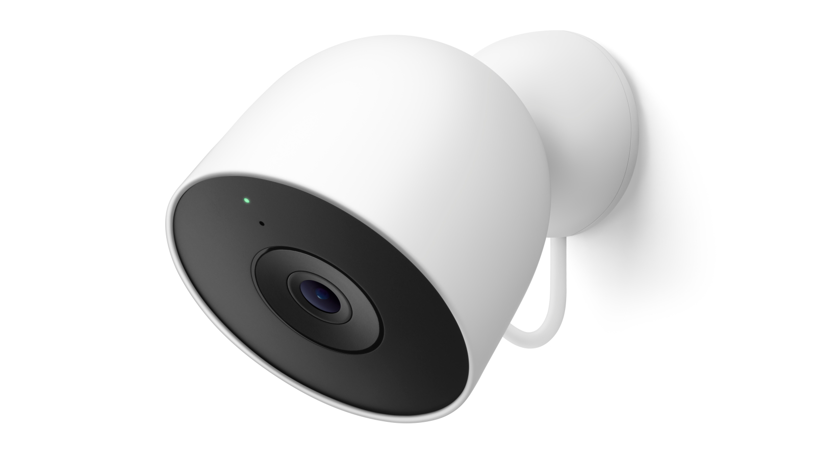 Google Nest Cam Outdoor (Wired, 2nd Gen) - Snow | Domayne