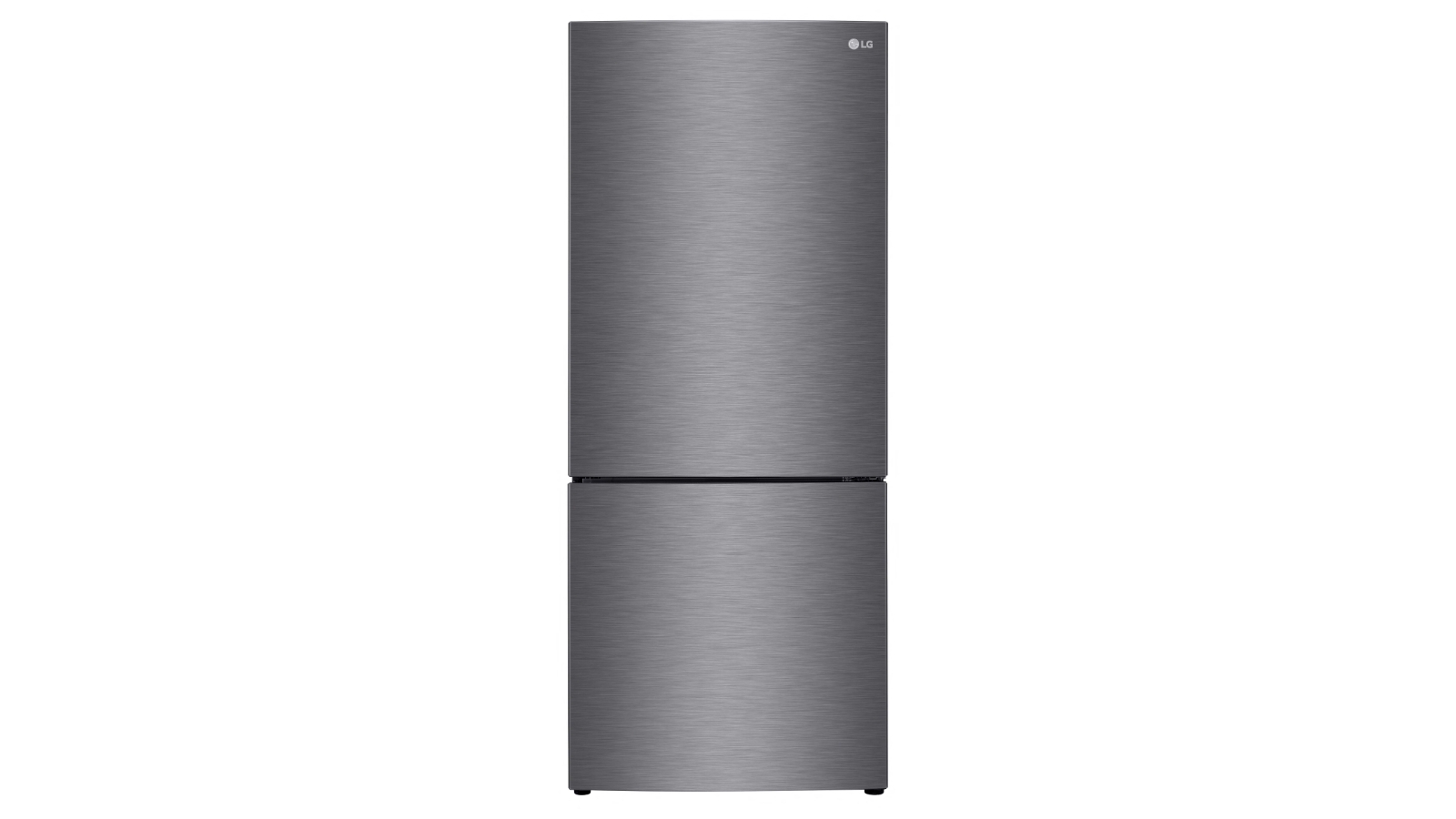 LG 420L Bottom Mount Fridge with Door Cooling Dark Graphite Domayne
