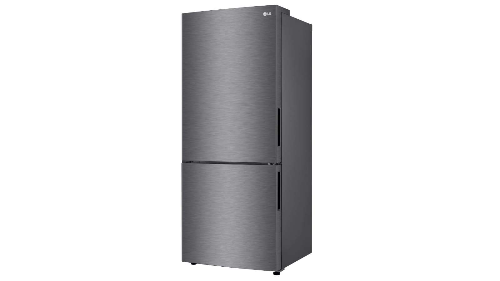 LG 420L Bottom Mount Fridge with Door Cooling Dark Graphite Domayne