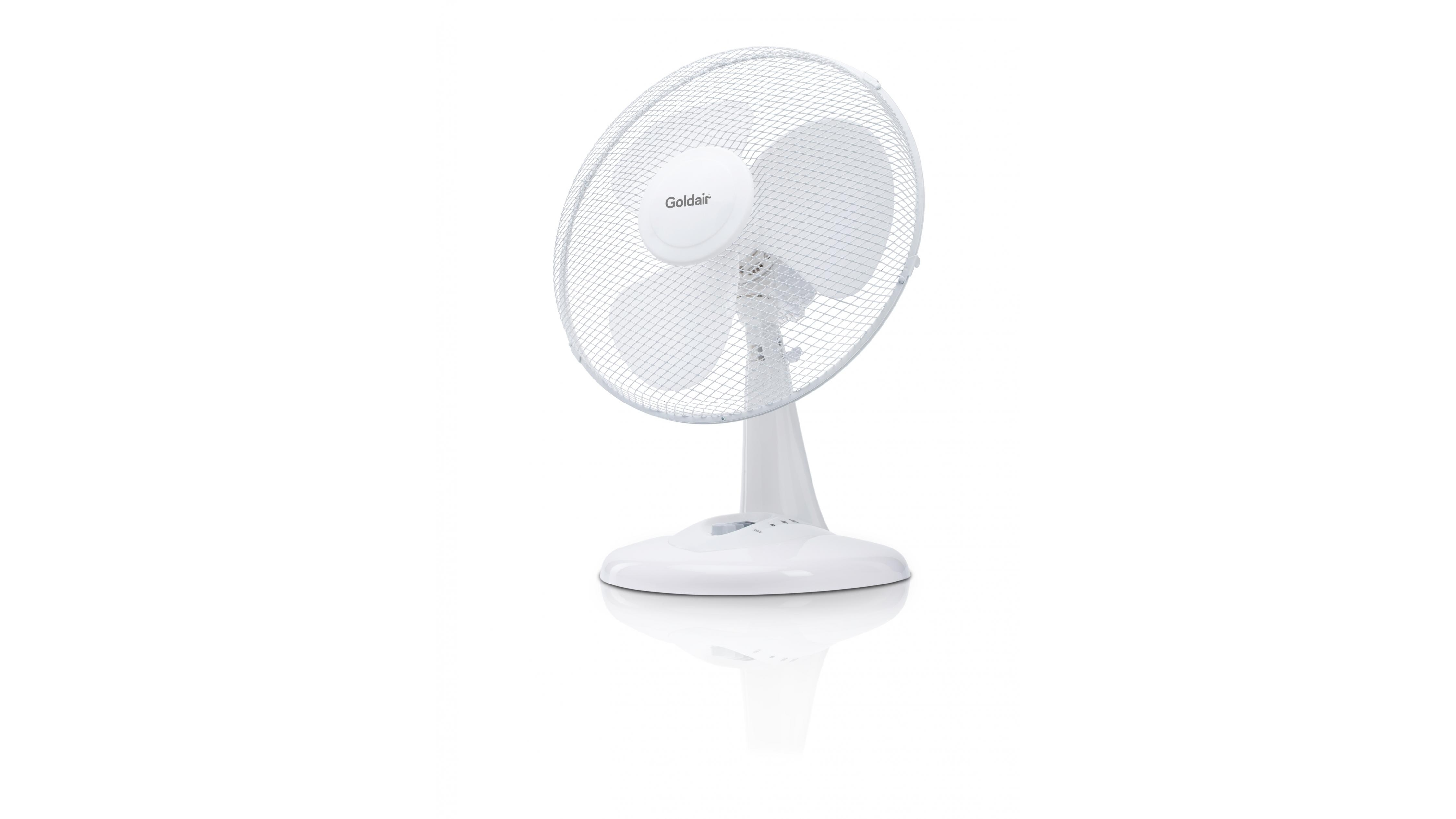 Goldair 30cm Oscillating Desk Fan