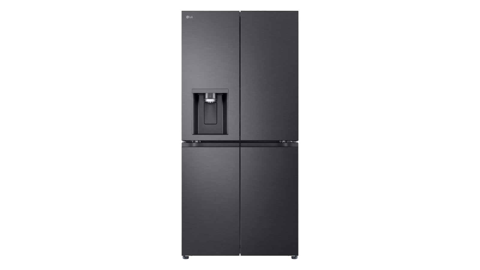 LG 506L Slim French Door Fridge with Ice & Water Dispenser - Matte Black