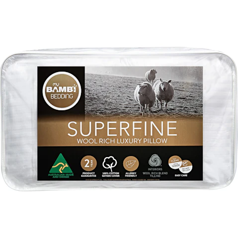 Bambi Superfine Wool Rich Pillow