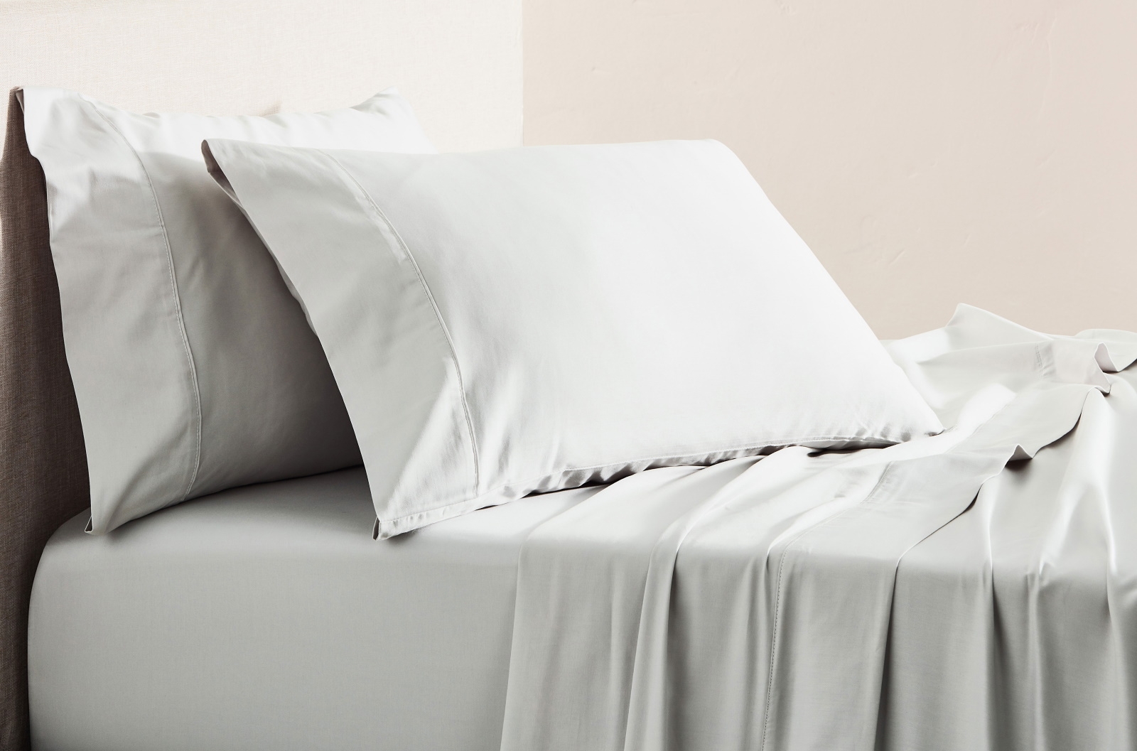 Domayne Luxuries 1000TC Silver Sheet Set