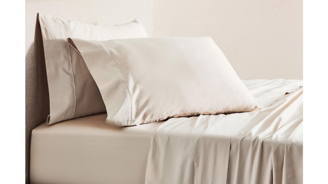 Domayne Luxuries 300TC Natural Sheet Set