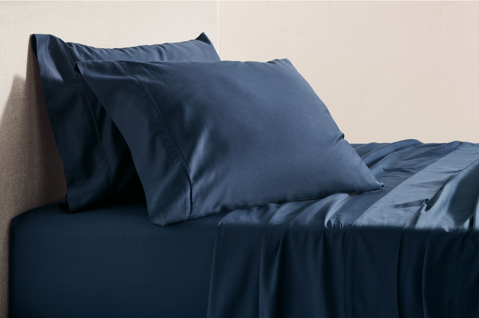 Domayne Luxuries 500TC Indigo Sheet Set