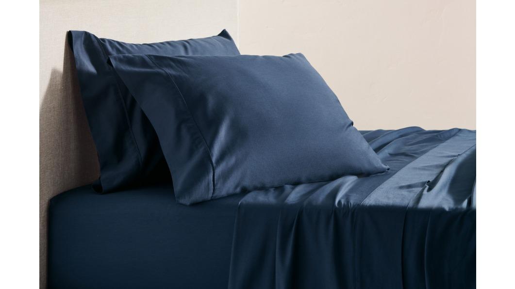 Domayne Luxuries 300TC Indigo Sheet Set