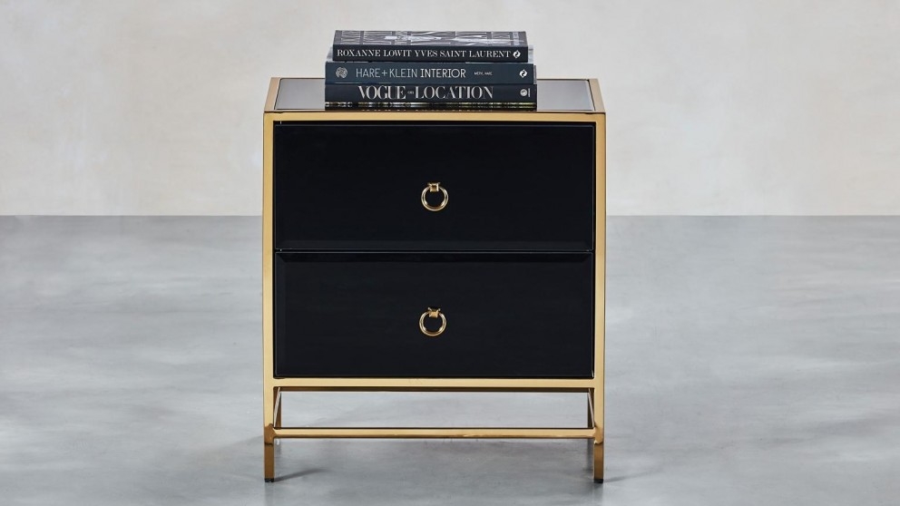 Jade 2-Drawer Bedside Table