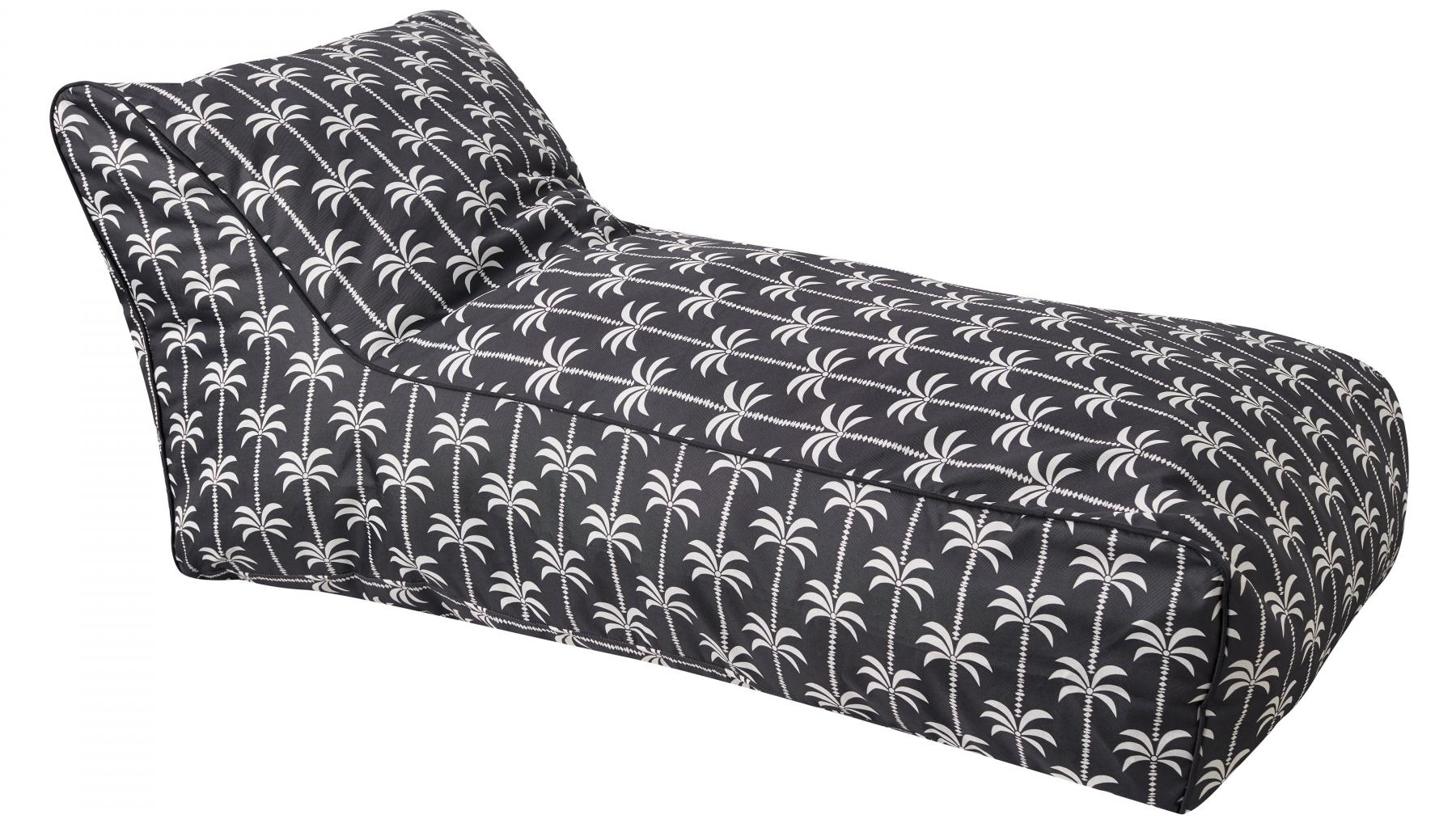 Palma Black Outdoor Sunlounge Cover