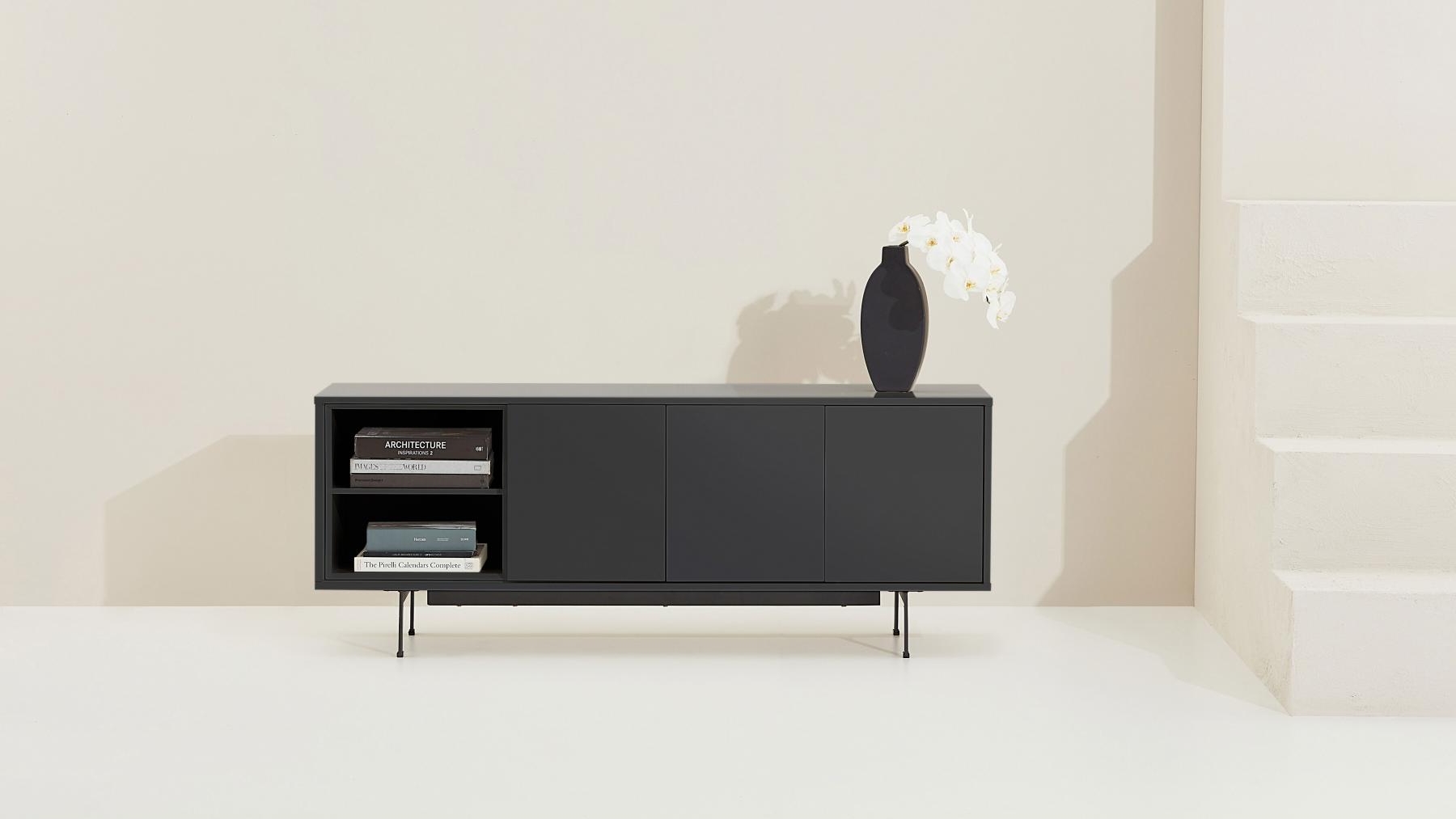 Milan 150cm Entertainment Unit - Black