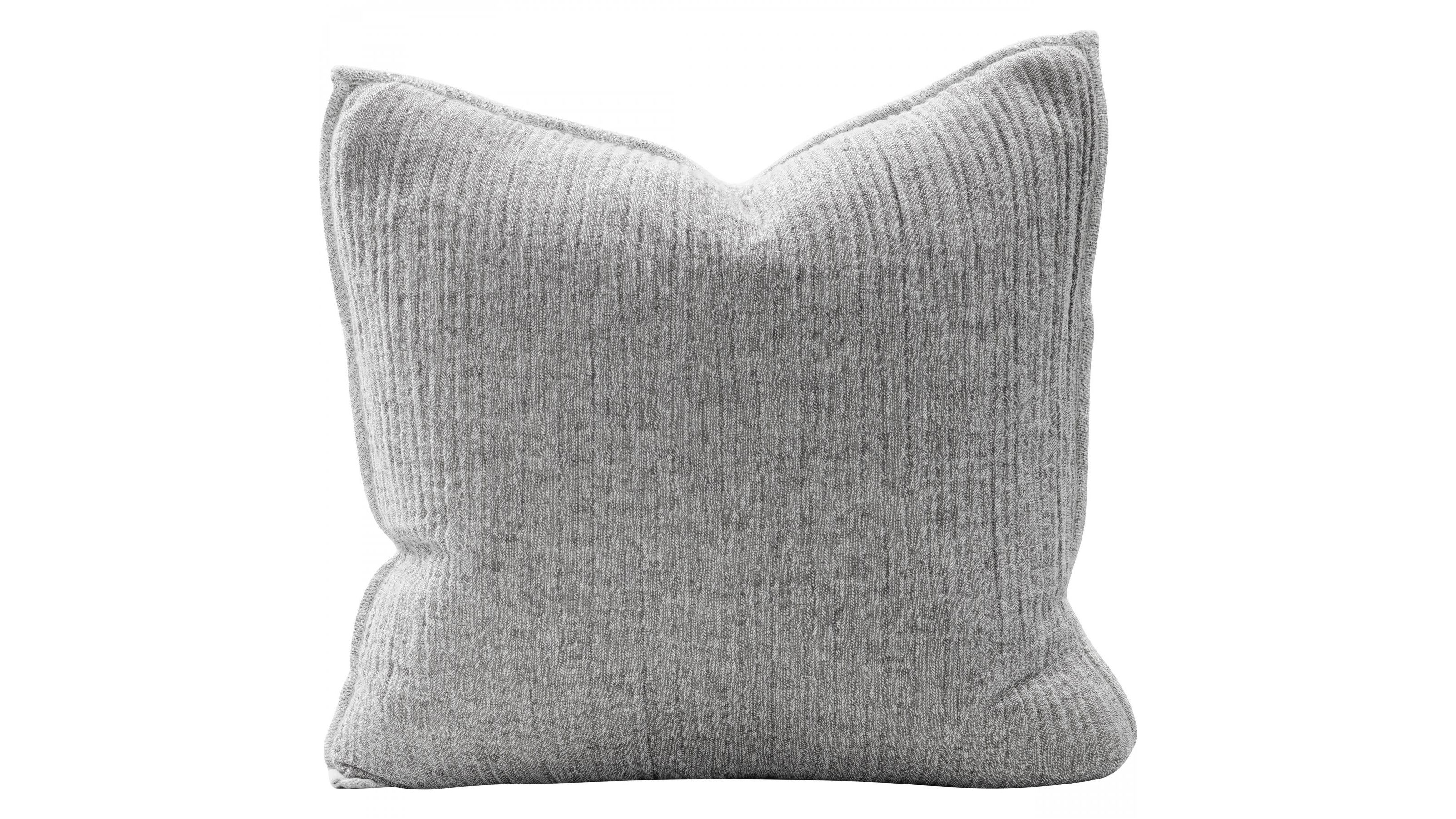 Seafoam Cushion – Slate/Natural