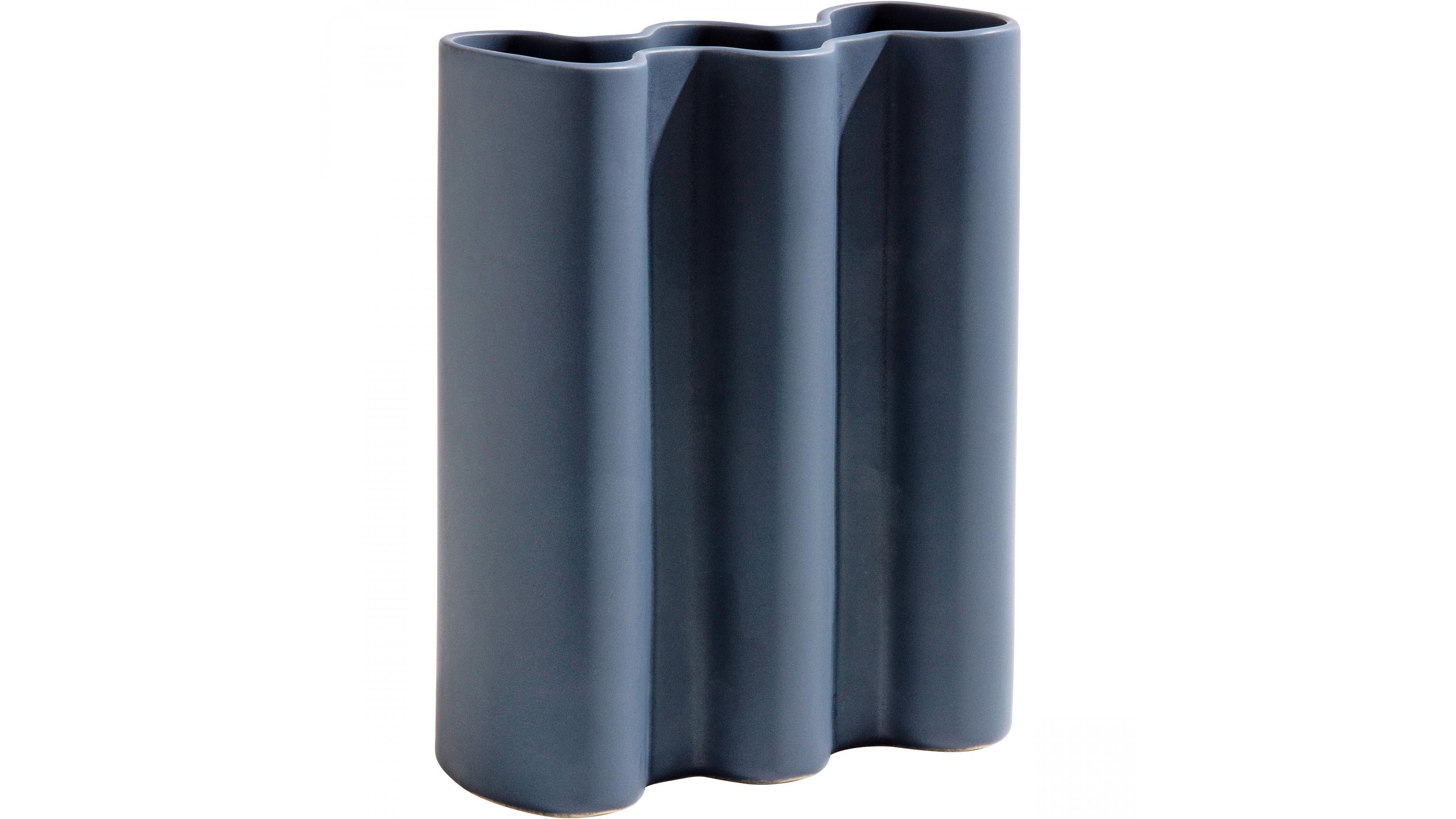 Wave Midnight Blue Vase