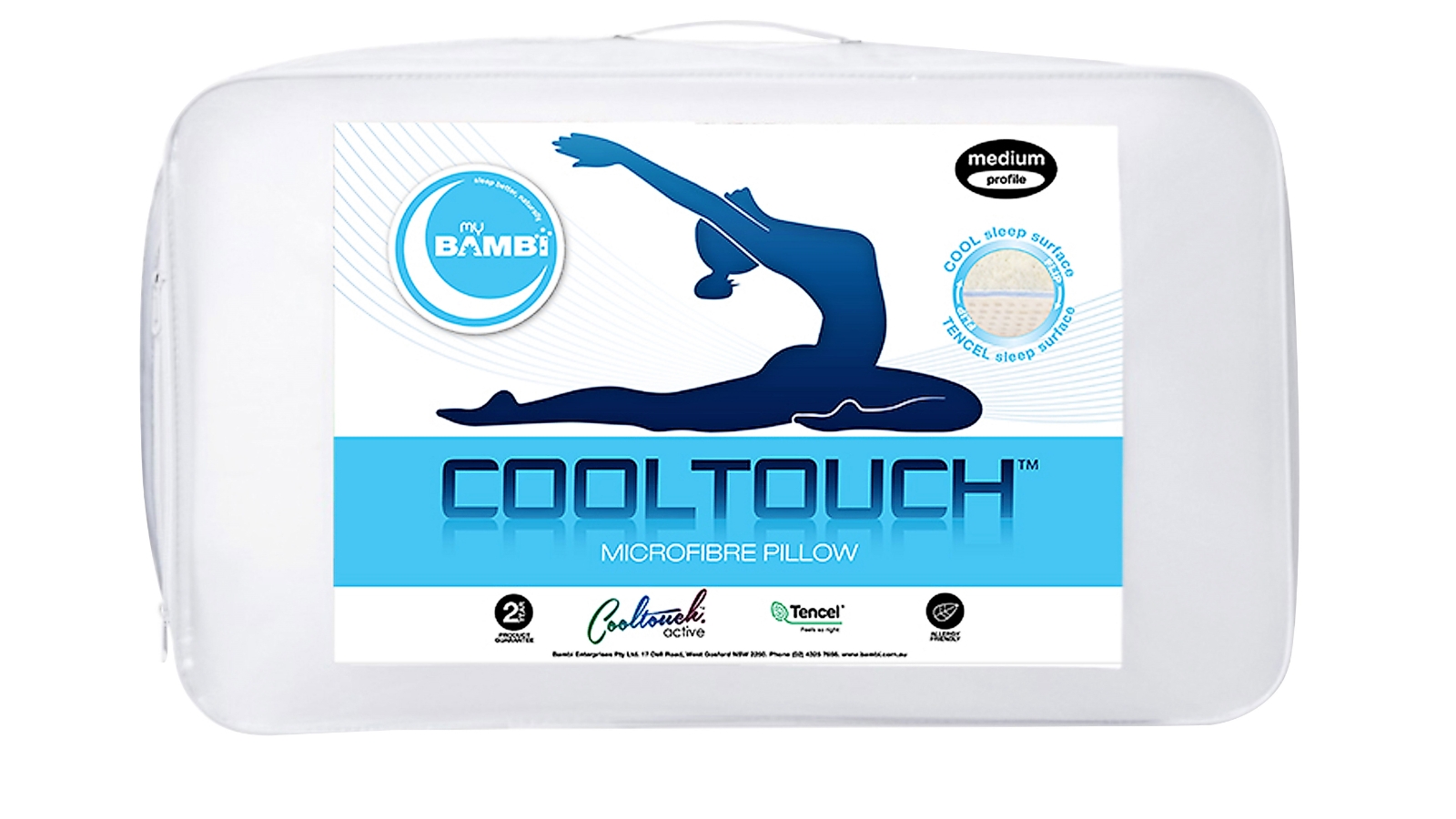 Cool Touch Micofibre Flip Pillow