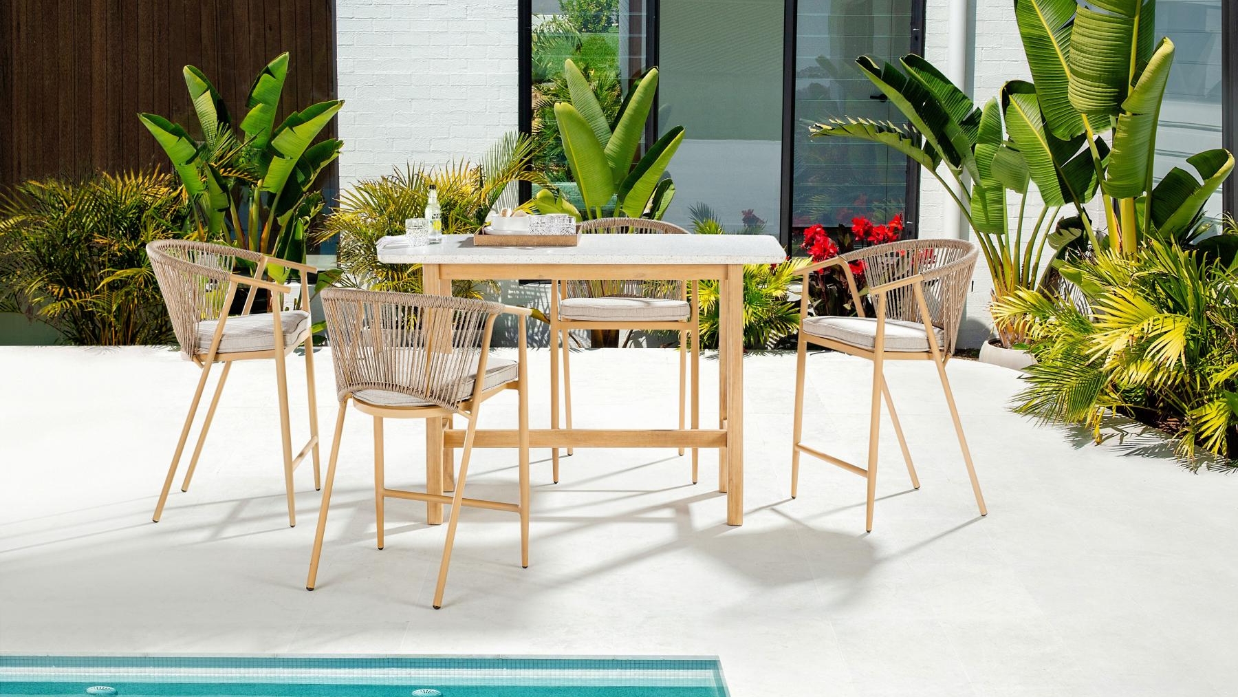 Talara Outdoor Bar Table Domayne