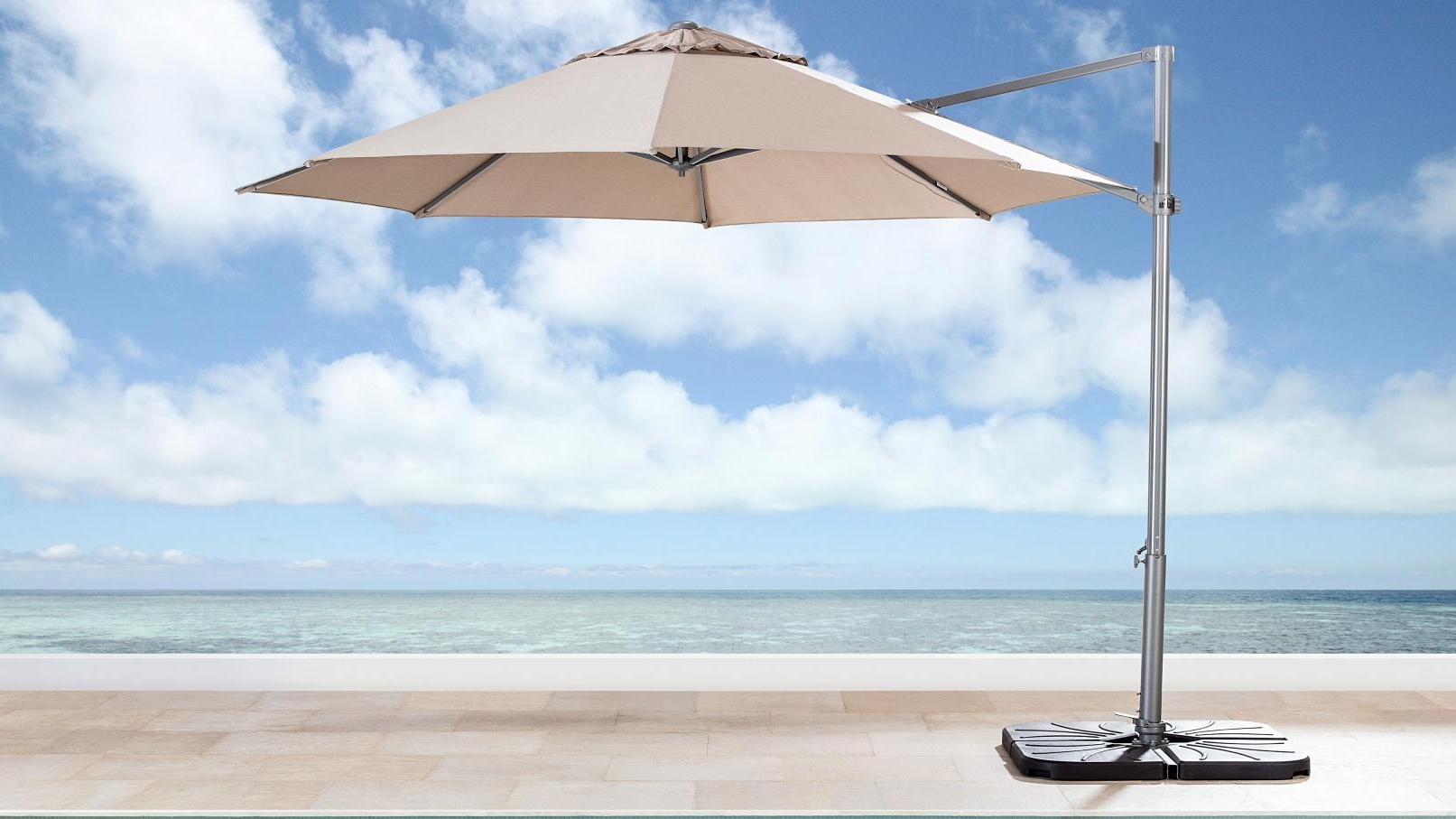 Altrani Outdoor Cantilever Octagonal Umbrella - Taupe 