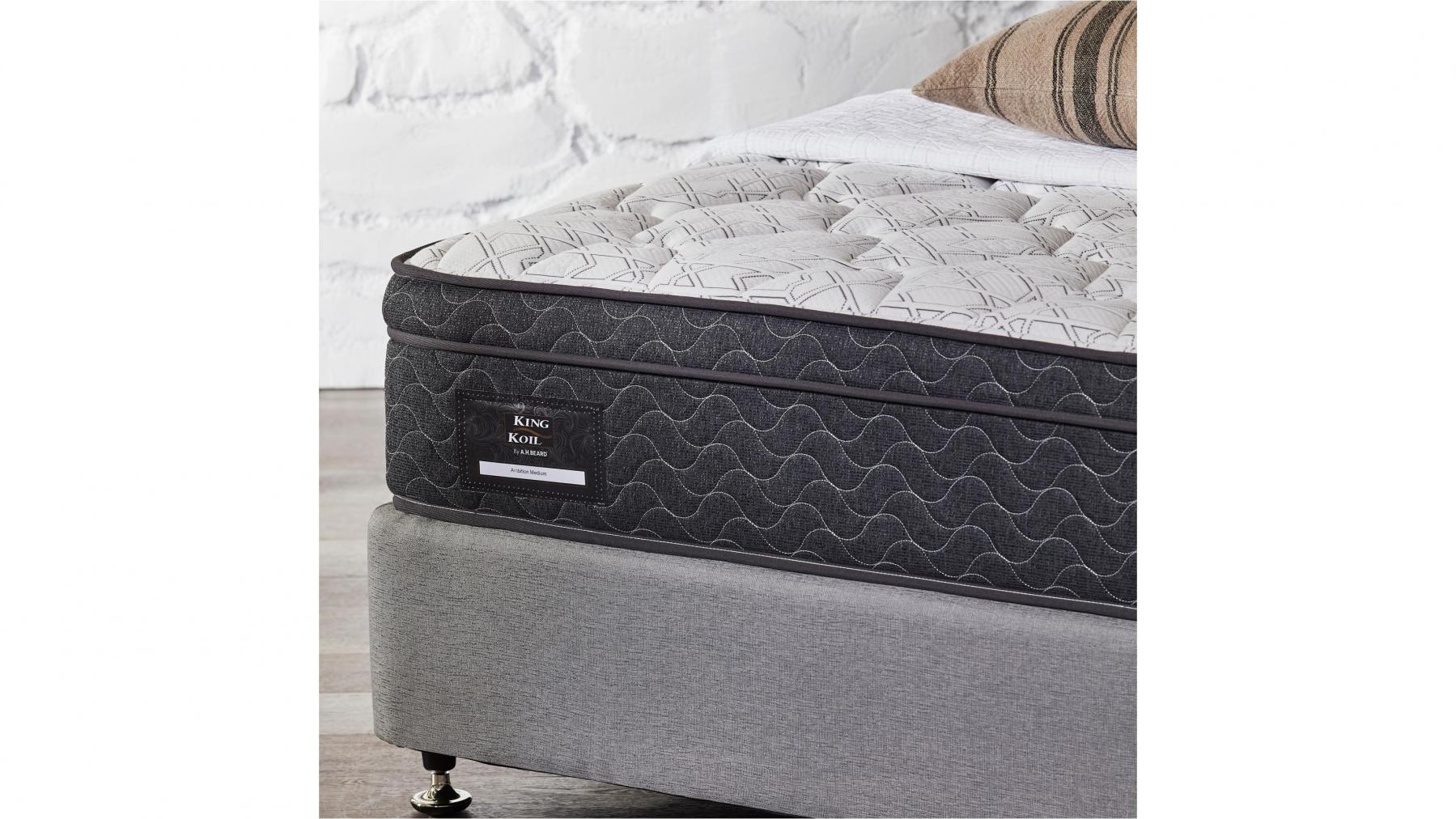 King Koil by A.H. Beard Ambition Medium Mattress Queen Domayne