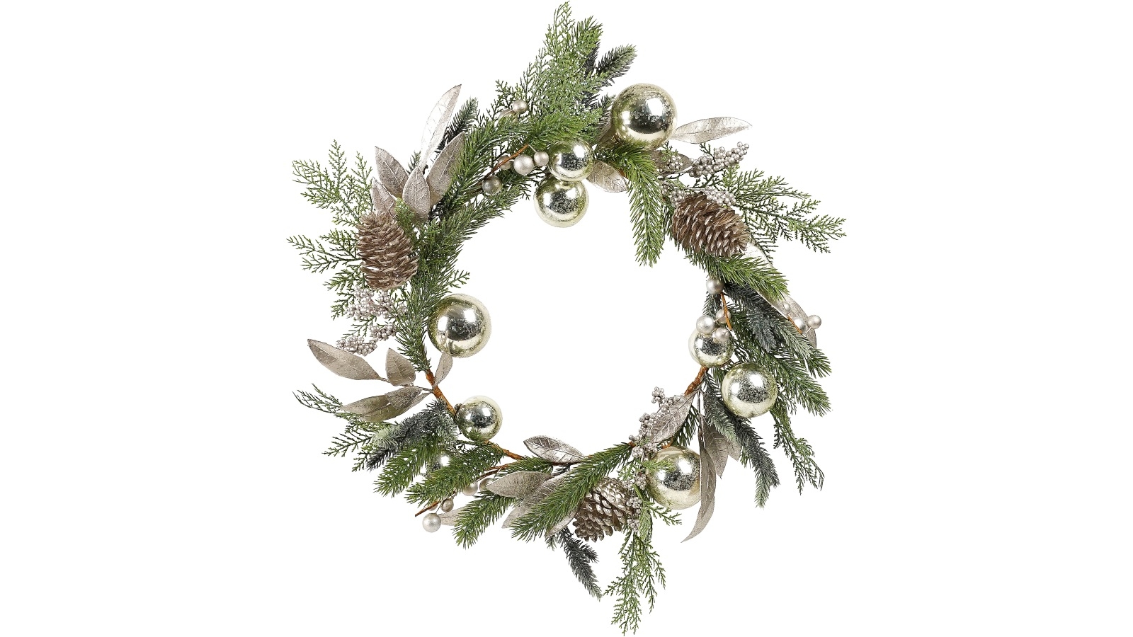 Champagne Copper Cone Wreath