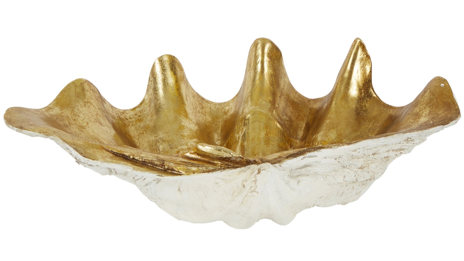 Cleo Gold Foil Large Clam Shell