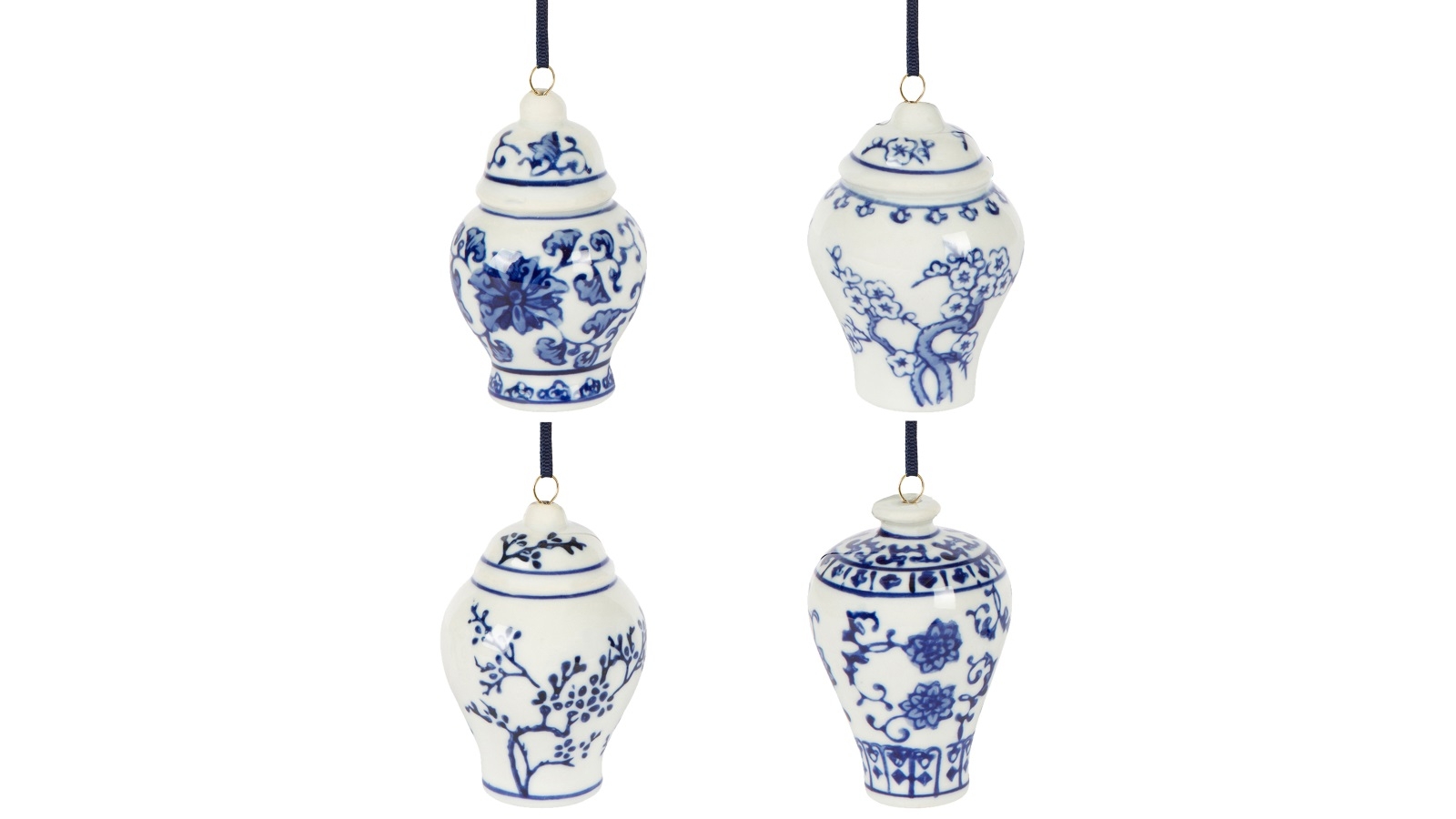Chinoiserie Ginger Jar Ornaments