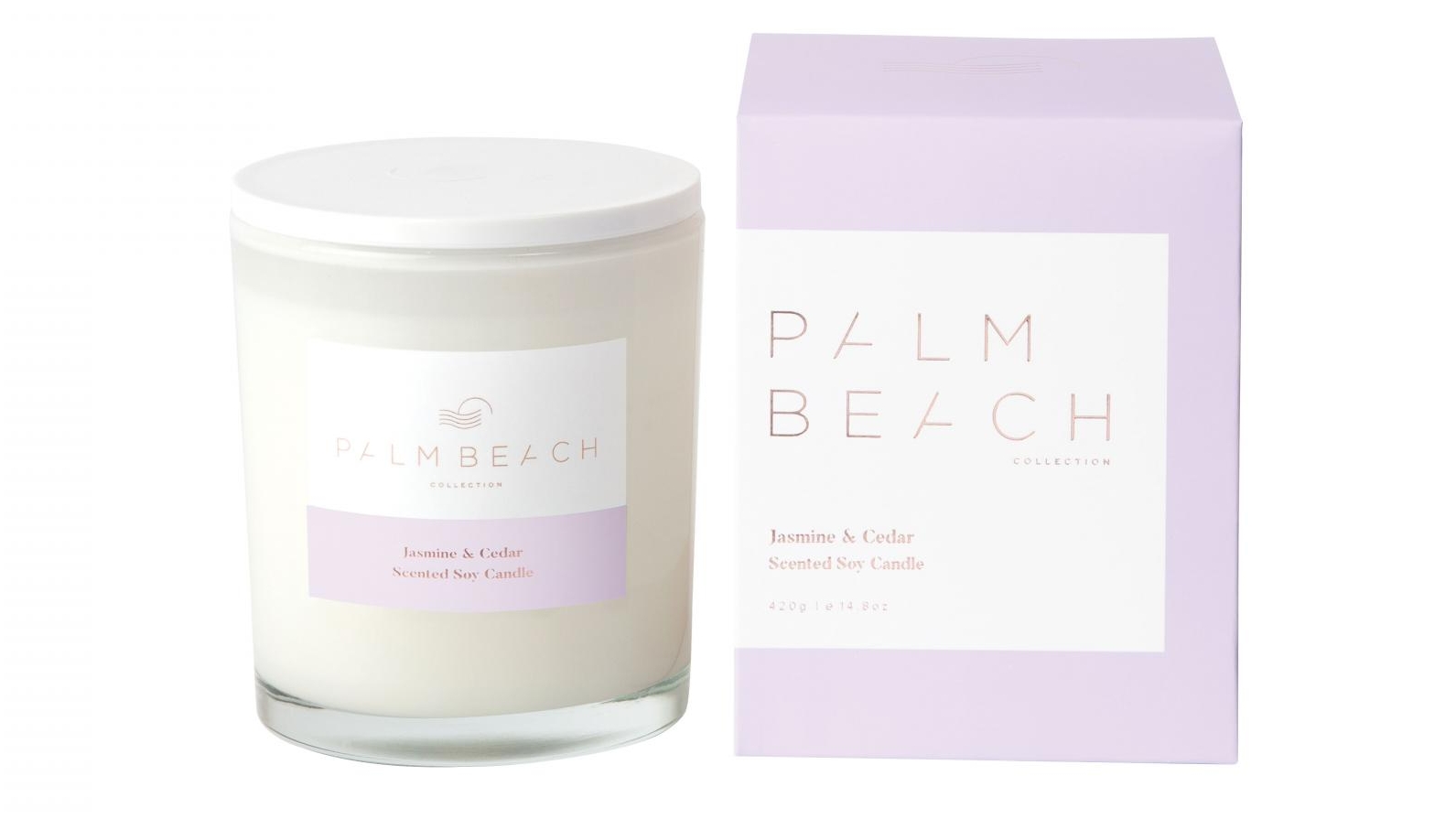 Palm Beach Collection Jasmine & Cedar 420g Candle