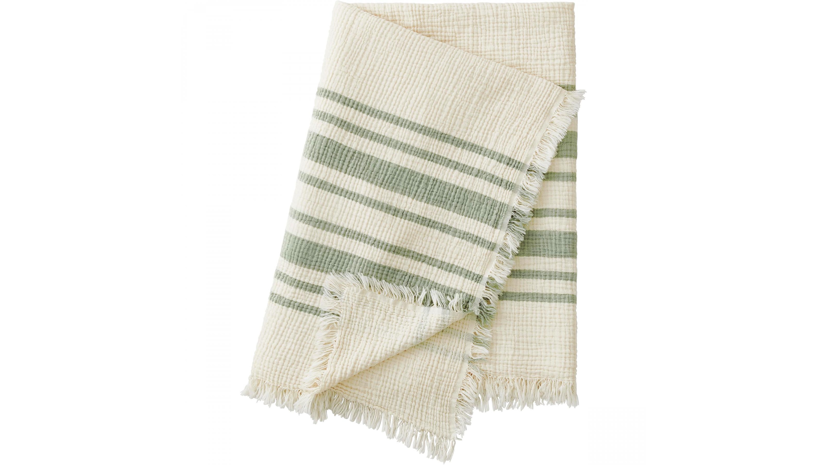 Sheridan Mullerton White/Cactus Throw