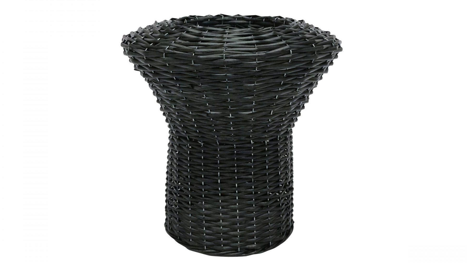 Lola Woven Lined Black Planter