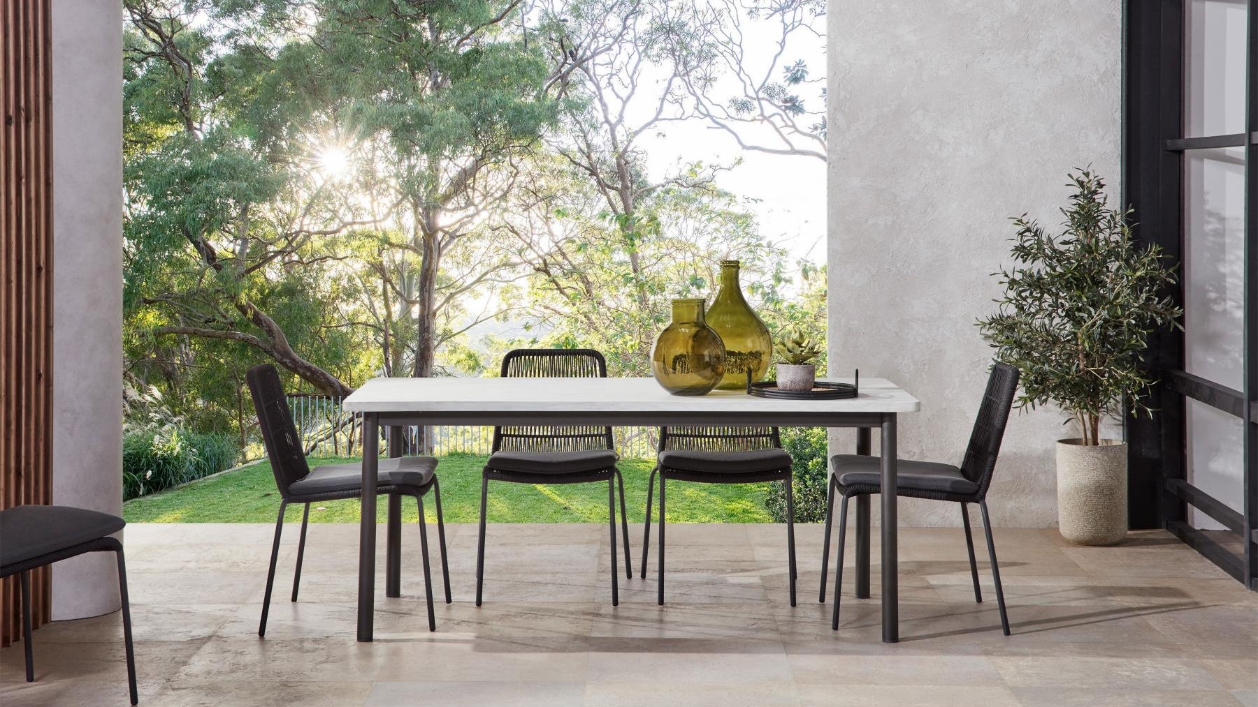 Portia Outdoor Dining Table 180cm Domayne