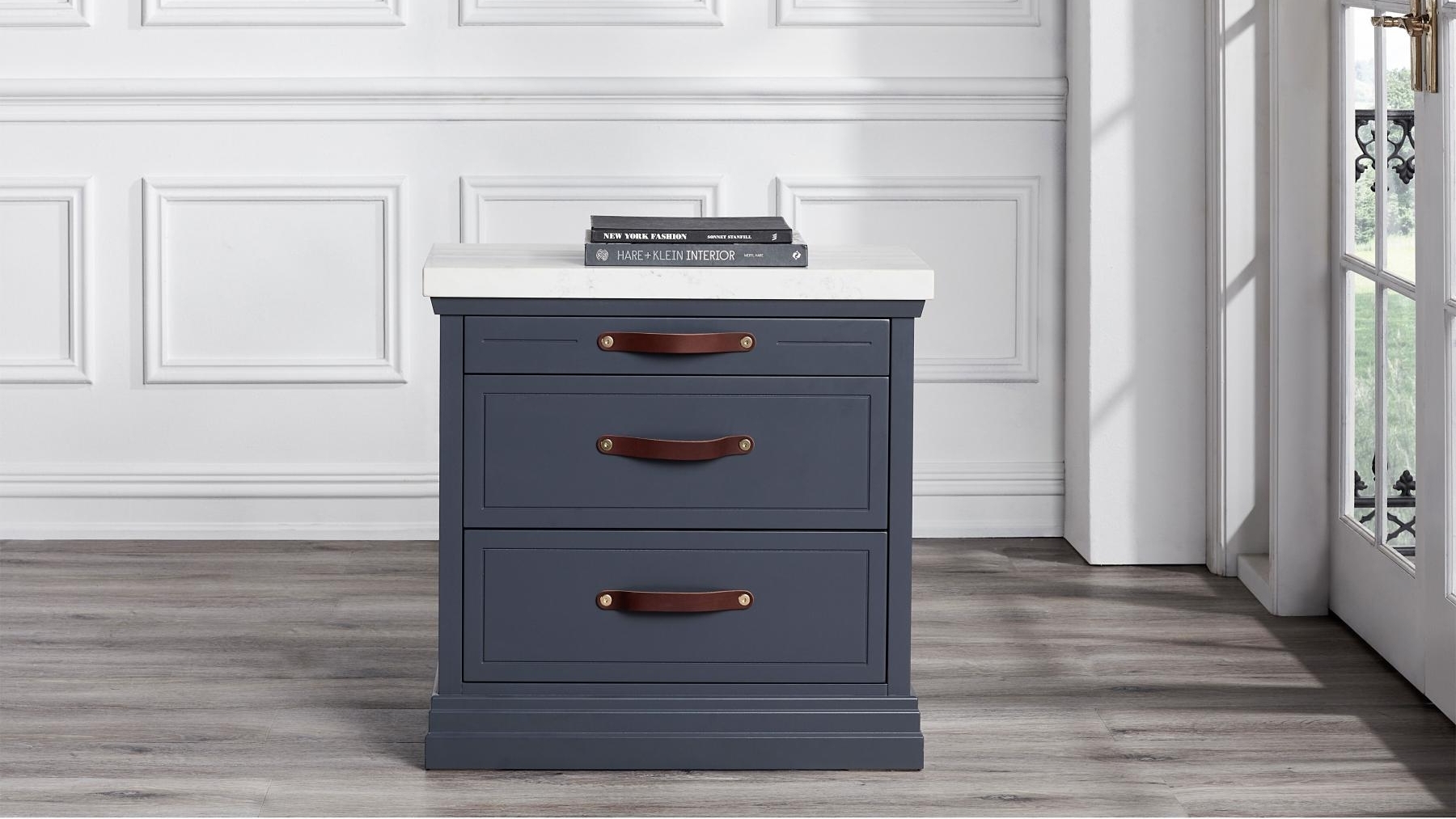 Calverton 2-Drawer with Tray Bedside Table