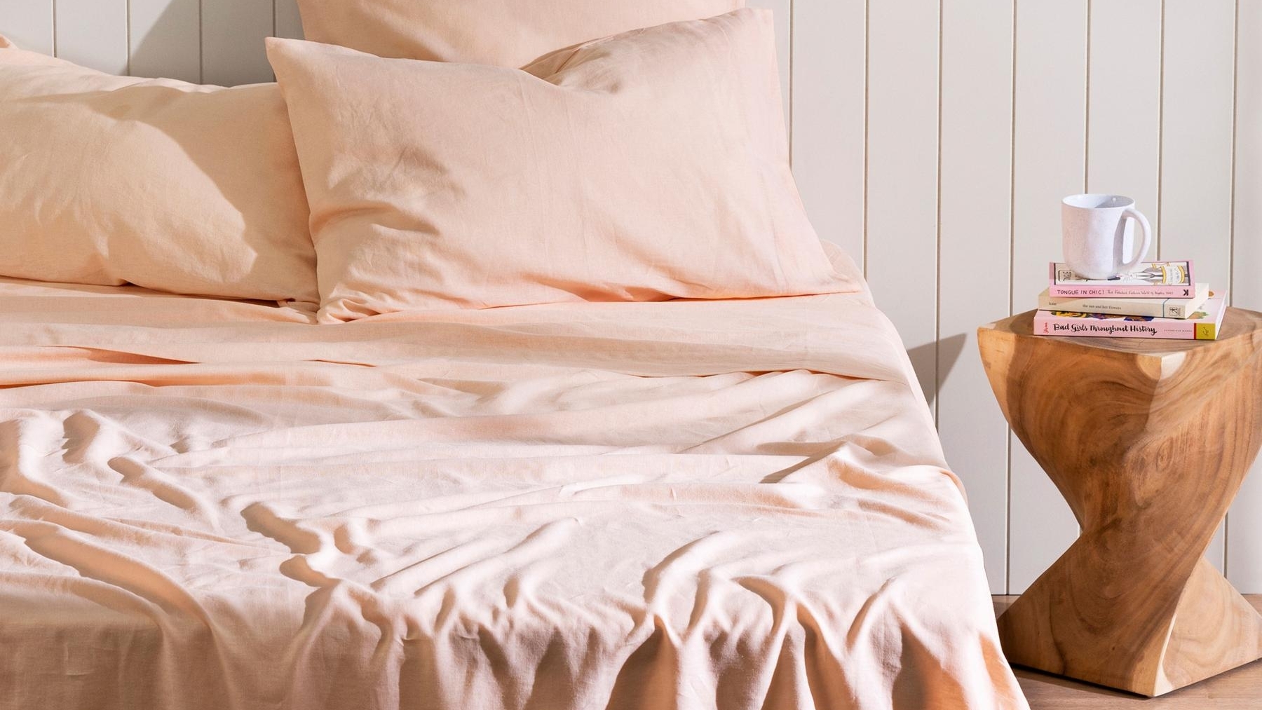 Ecology Dream Peach Flat Sheet