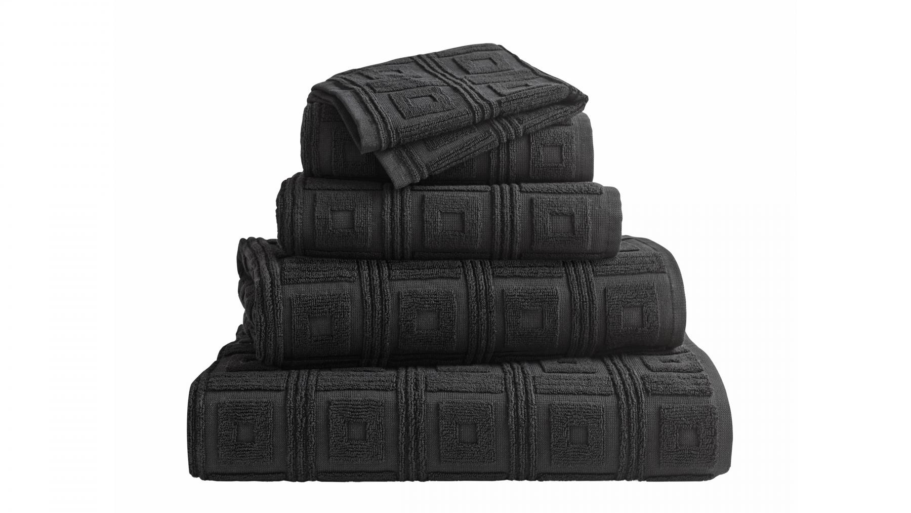 Greg Natale Astoria Black Towels