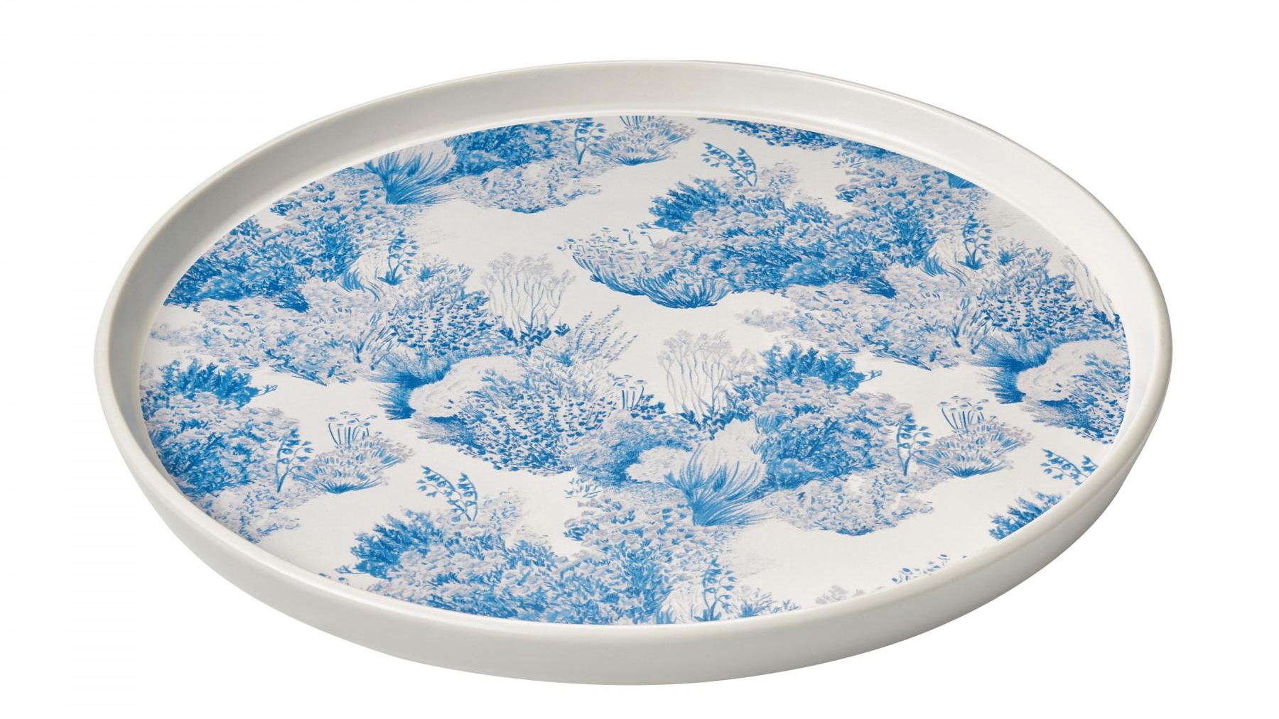 Field Day Blue Platter - Round