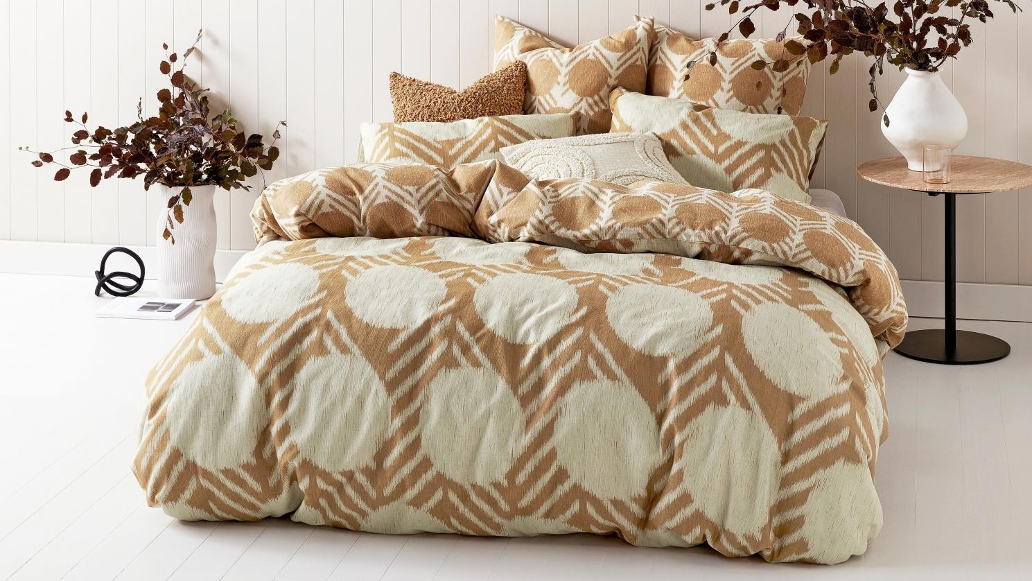Decker Toffee Quilt Cover Set 