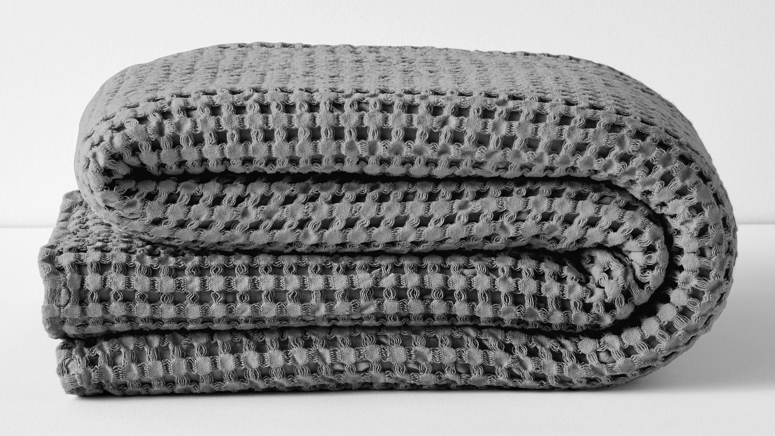 Aura Waffle Smoke Throw