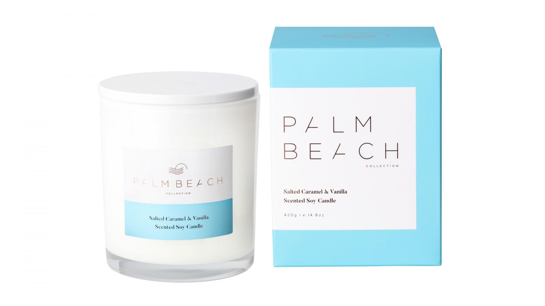 Palm Beach Collection Salted Caramel & Vanilla 420g Candle 