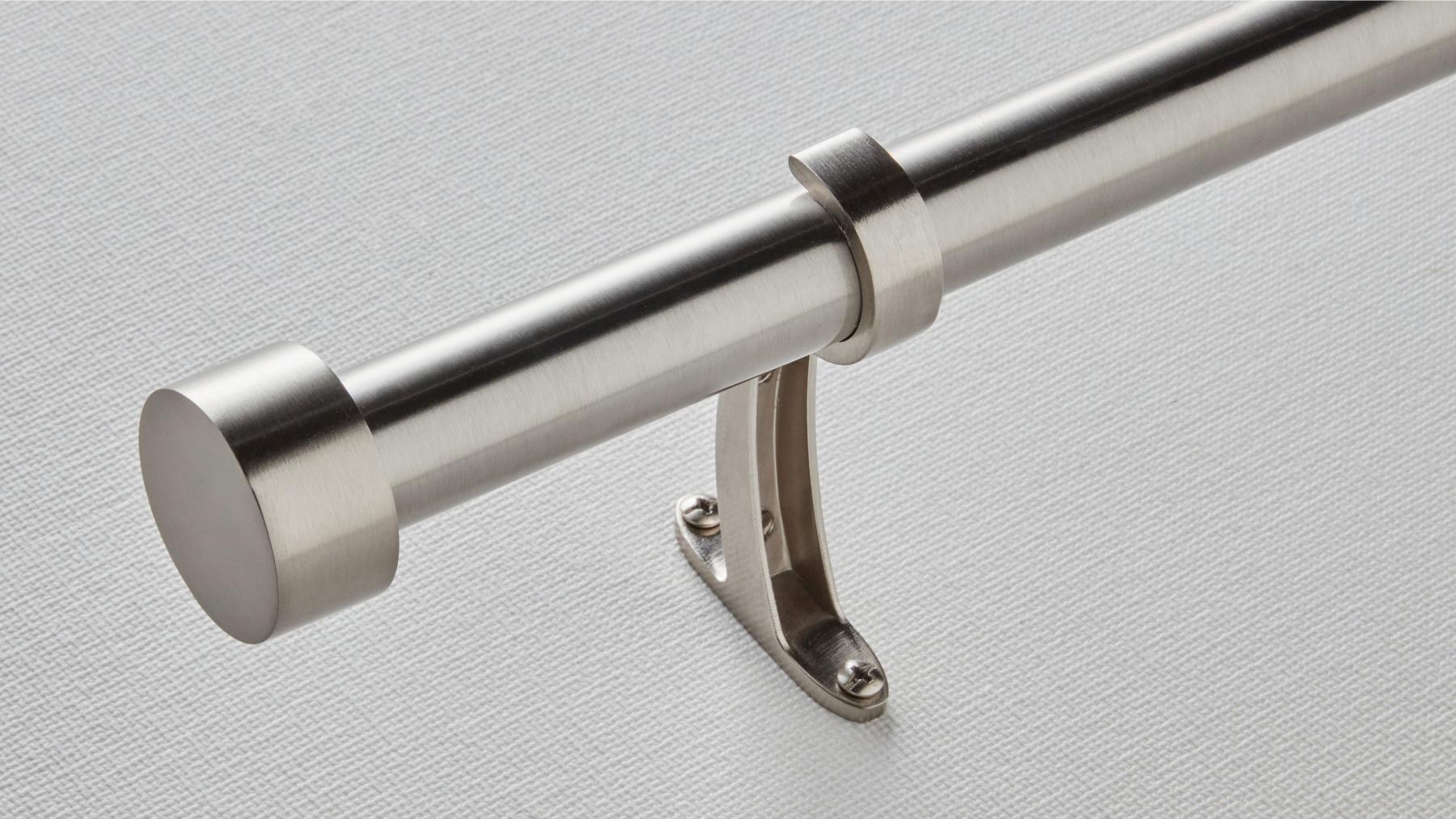 Owen Silver Extendable Curtain Rod Set 