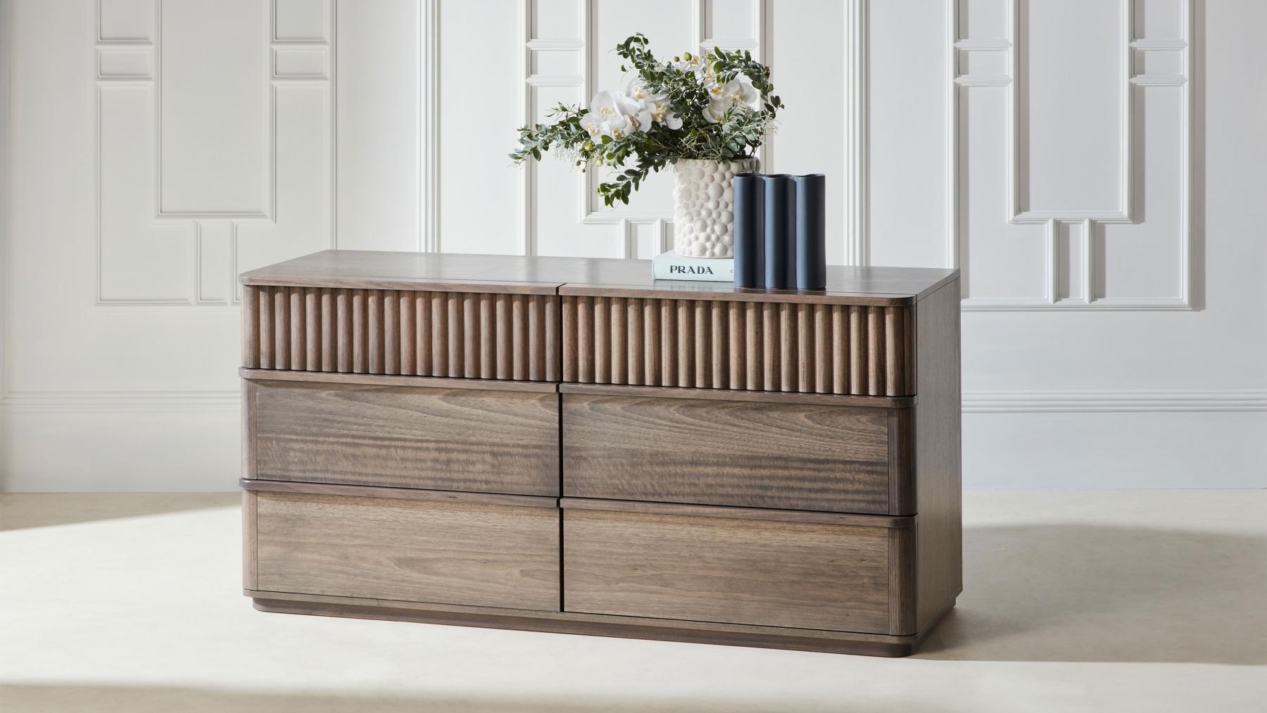Queens 6 Drawer Chest Domayne