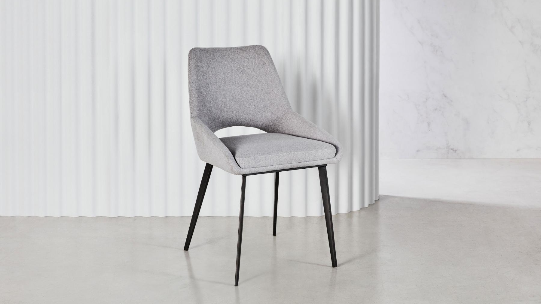 Coco Dining Chair - Grey | Domayne