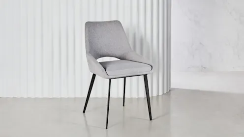 Coco Dining Chair - Grey | Domayne
