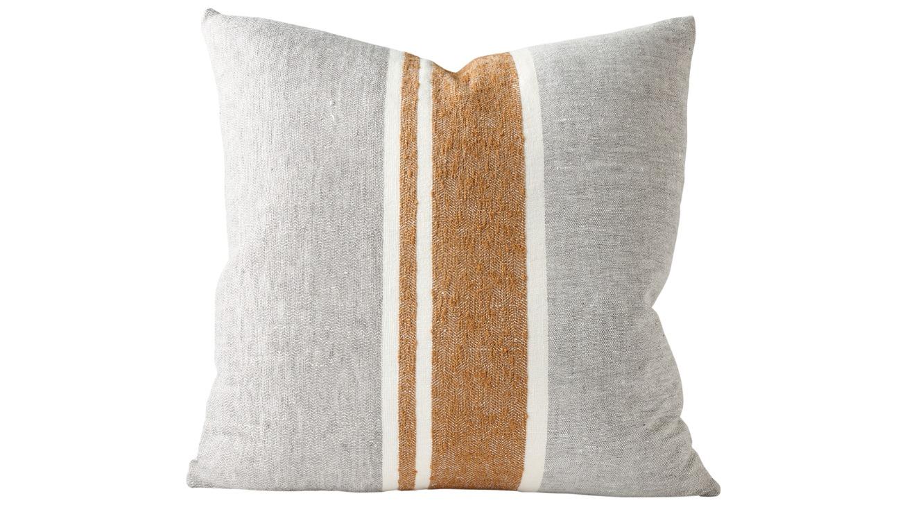 Magnus Cushion in Slate/Nutmeg