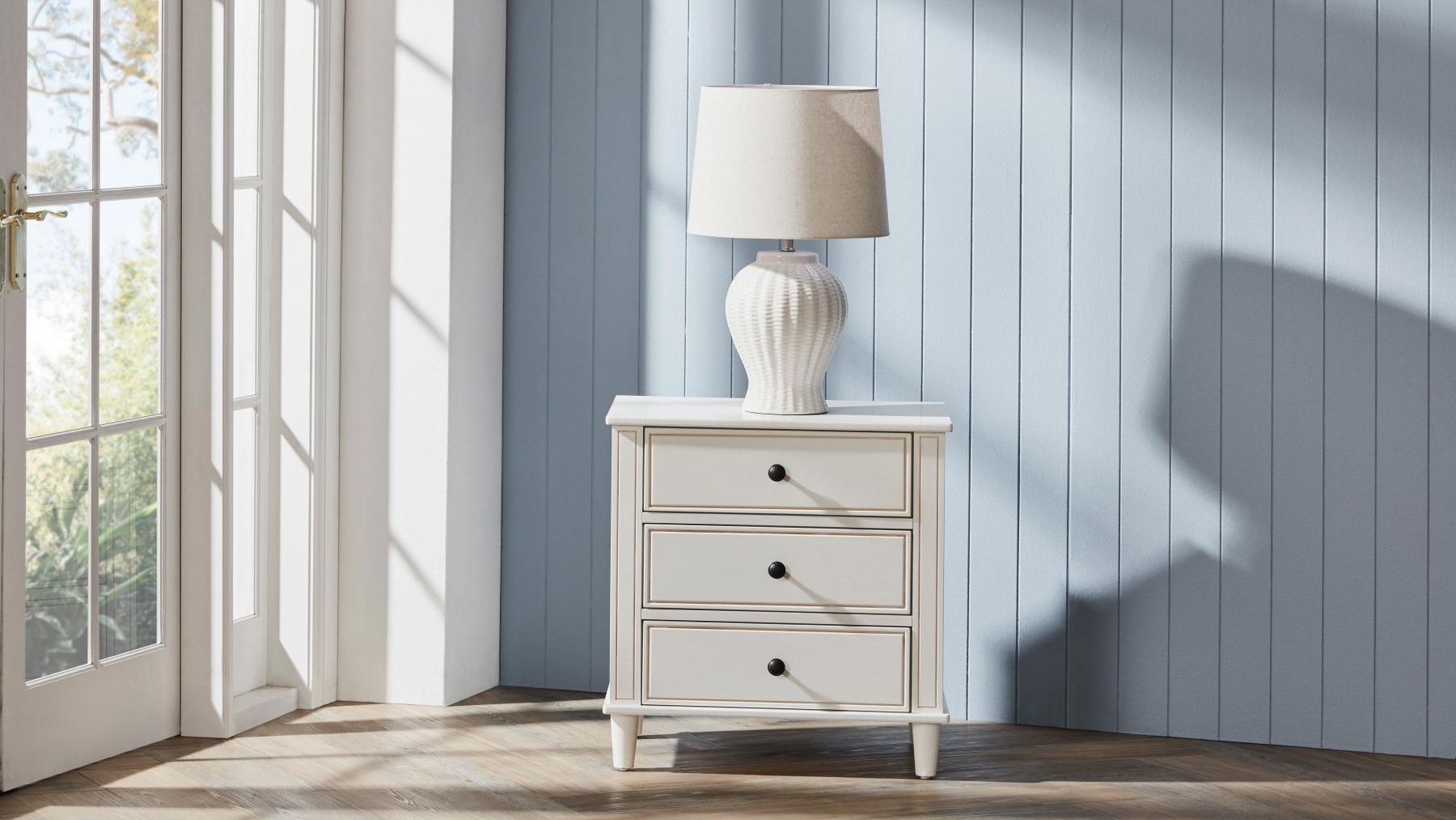 Cassis Bedside Table Domayne
