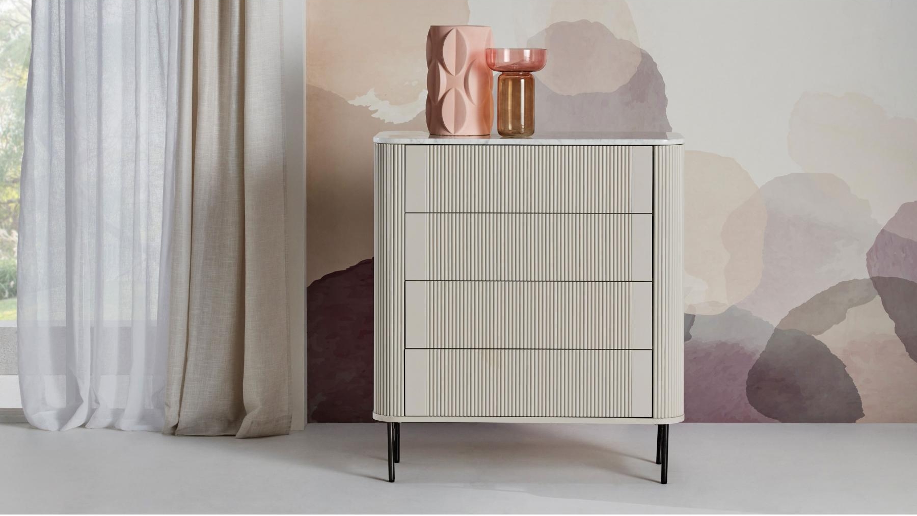 Valen 4 Drawer Tallboy