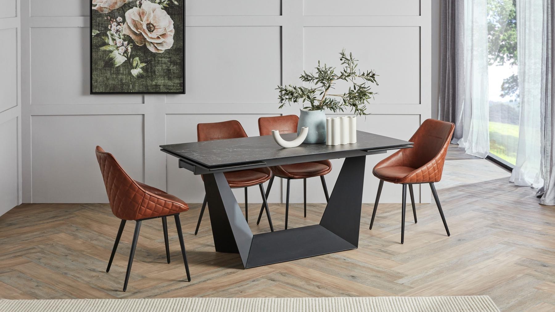 Albon Extension Dining Table Domayne