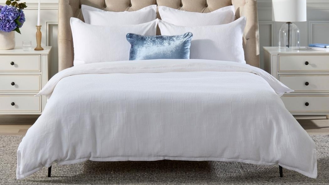 Caspian White Quilt Cover Set