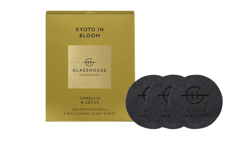 Glasshouse Replacement Scent Disks for Car Diffuser - Kyoto in Bloom