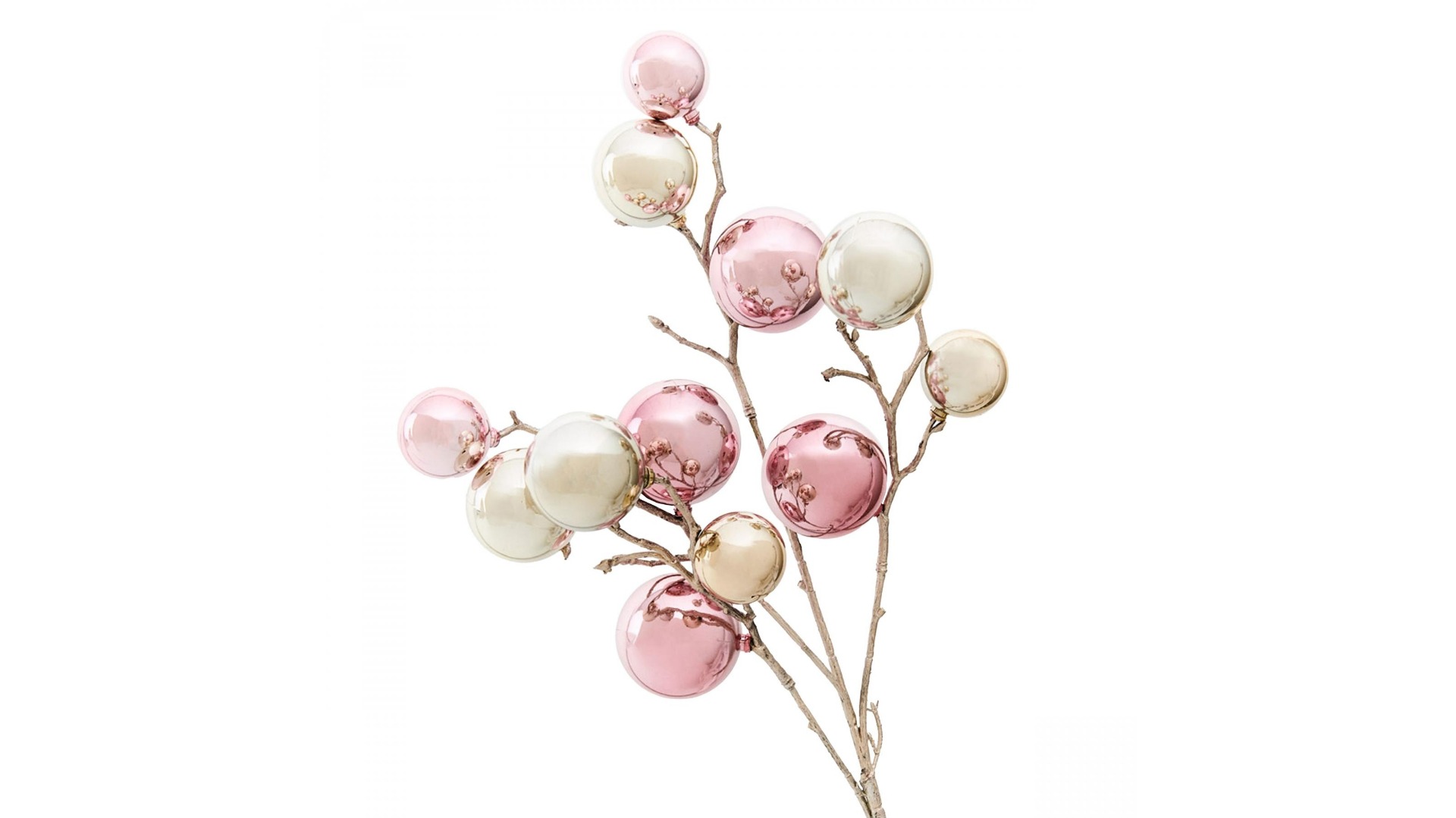 Ball Cluster Metallic Spray in Pink